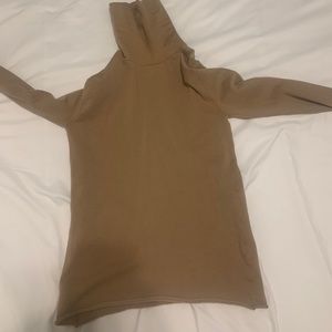 Tan turtleneck from Zara